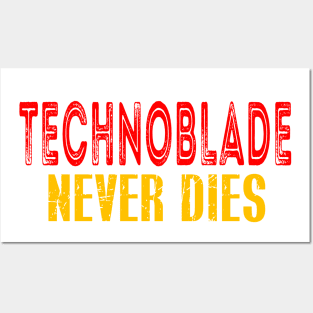 technoblade never dies Posters and Art